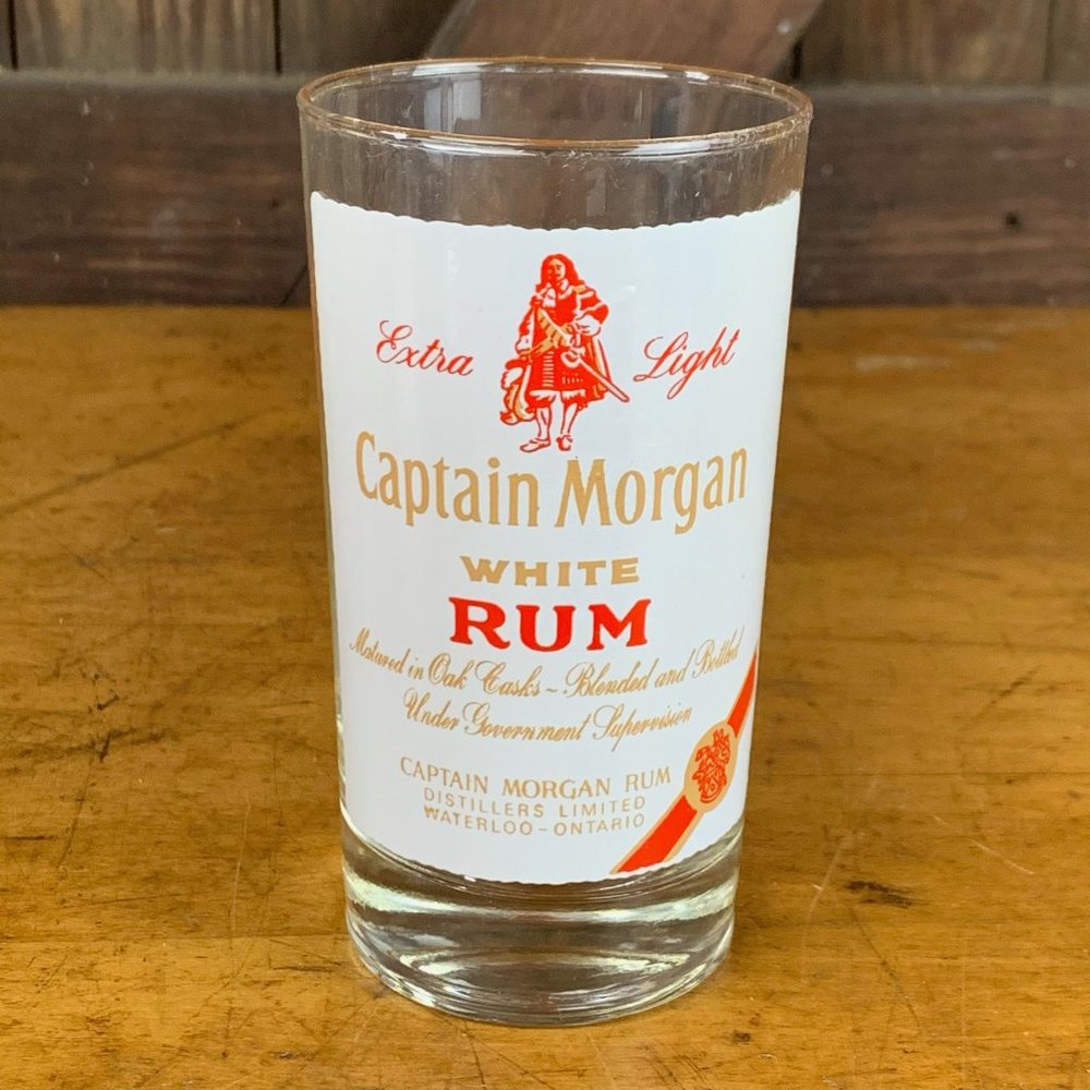 Captain Morgan White Rum Cocktail Glass